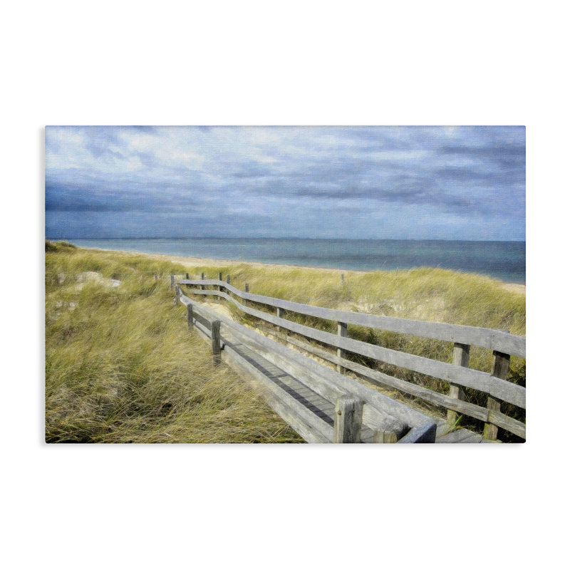  "Sandy Boardwalk View", art mural par Graffi *ee Studios, H 16 po x l 24 po