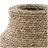 Brown Seagrass Handmade Wrapped Decorative Vase-942190036