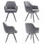 Chaise de salle à manger pivotante-1042137948