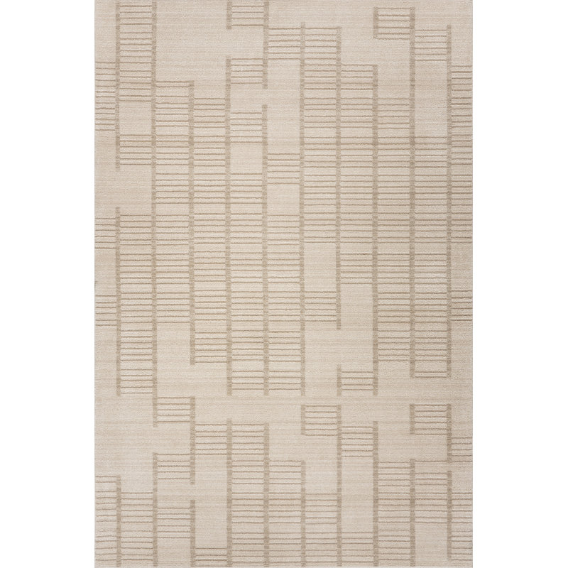  Tapis rayé moderne Elaravelle, Rectangle 6 pi 7 po x 9 pi 6 po
