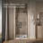 Statement76" H Pivot Shower Door With 5/16"-Thick Glass-115312543
