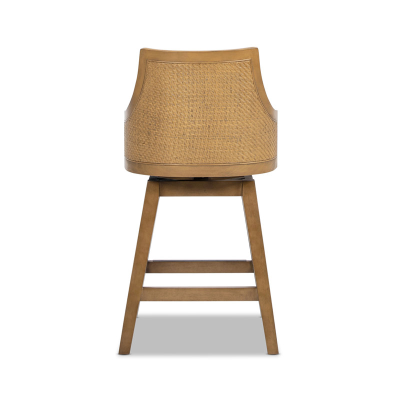 Akershus Swivel 26'' Counter Stool, Counter Stool (26" Seat Height), Neutral Gray