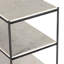 Felix 78'' W Marble Console Table