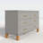 6-Drawer Storage Cabinet with Metal Handles and Wood Legs-134755645