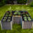 Urbana Keyhole Composting Raised Garden Bed-72108493