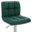 Batson Swivel Upholstered Adjustable Height Counter Stool with Metal Frame-2050697516