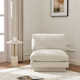 Woolf 34" Modern Boucle Upholstered Slipper Chair