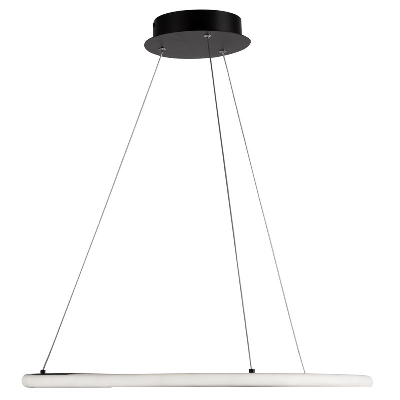 1 - Light Black LED Unique/Statement Pendant
