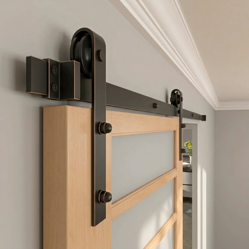 Ensemble de quincaillerie pour porte de grange standard coulissante ATT, 80 po