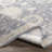 Garlef Machine Woven Oriental Gray/Blue Area Rug-1301255988