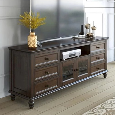 Vintage Handle TV Cabinet with Large Storage Space by Orxva Galaxy