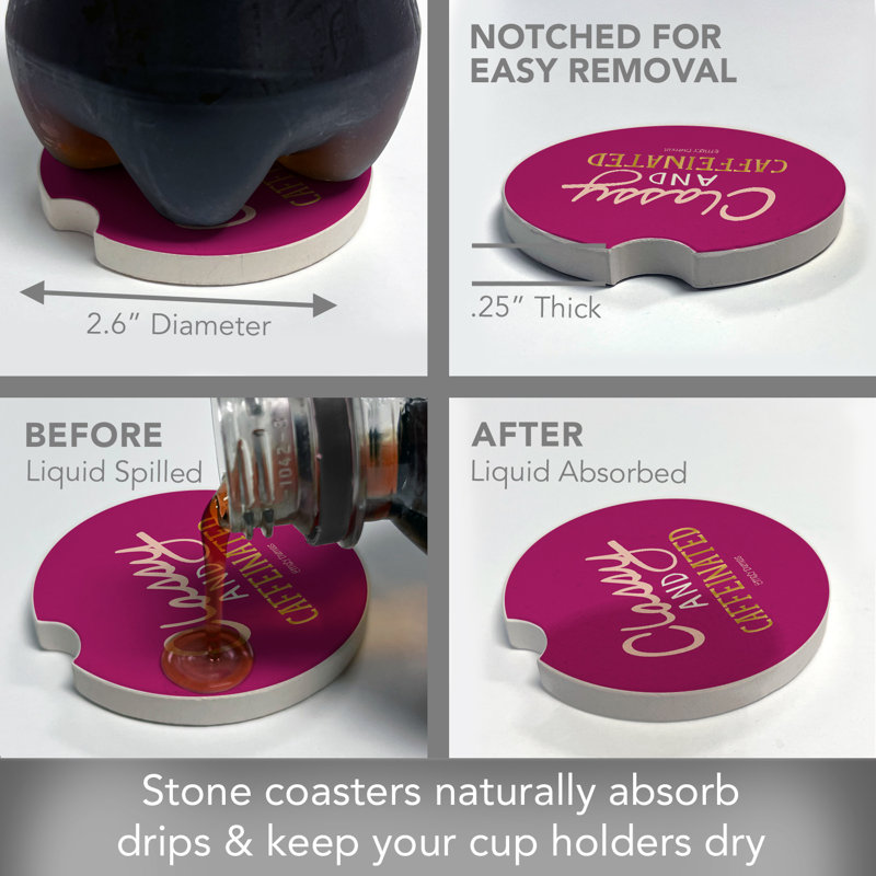 Sous-verre Thorbystone Classy & Caffeinated