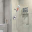 Pomme de douche 7 couleurs avec DEL et boyau