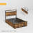 Bed Frame With 8 Storage Drawers, LED Headboard With Charging Station, Metal Platform Bed Frame, No Box Spring Needed, Noise-Free-6332888