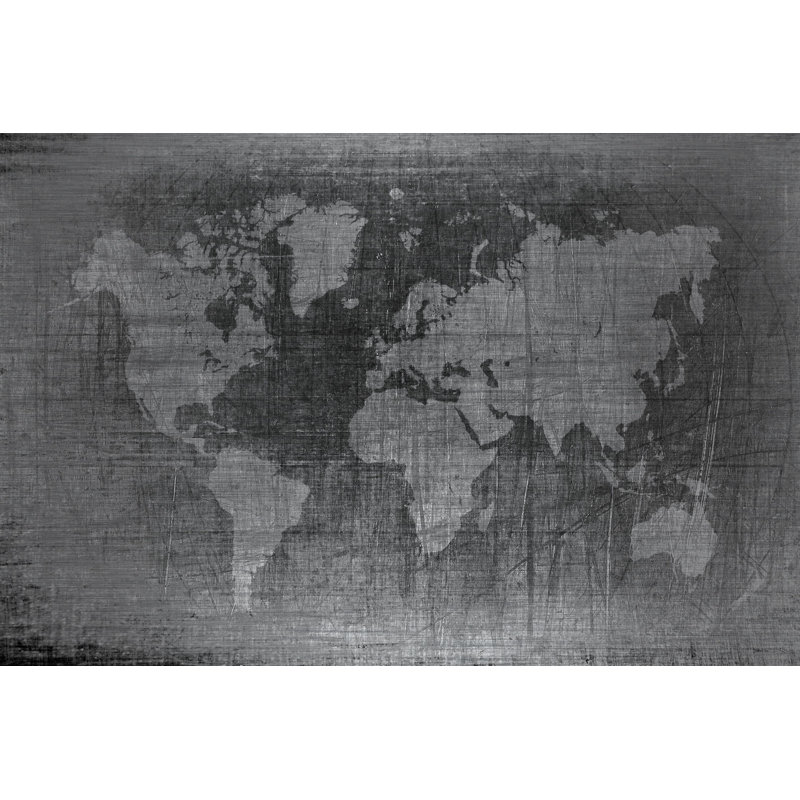 "latitude 2" par parvez taj, reproduction d’art sur métal, H 8 po x l 12 po x P 1,5 po