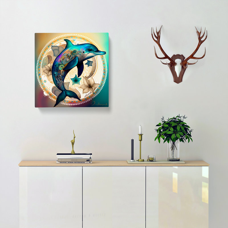 Dolphin Boho - No Frame Print