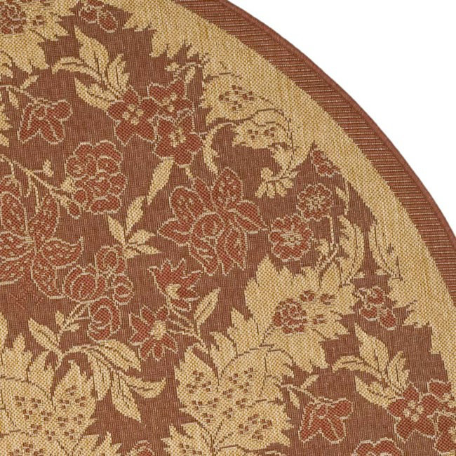 Weyauwega Performance Oriental Rug, Round 6'7"