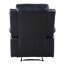 Fauteuil inclinable électrique noir avec accoudoirs coussinés-1619345904