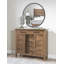 Keecha Door Chest (2 Doors w/Adj. Shelf Each, 6 Drawers)