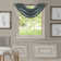 Ardmore Solid Colour Scalloped 52'' W Window Valance