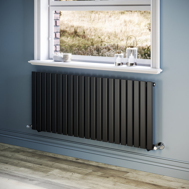 Camaran Vertical Designer Radiator, 60cm H x 140cm W x 4.7cm D