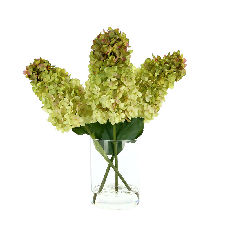 Luxe Cone Hydrangea Arrangement, Green