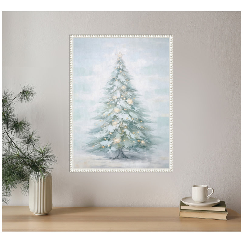 «Coastal Pastel Tree» par The Creative Bunch Studio, reproduction d'art sur toile encadrée