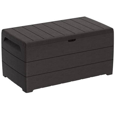 Dakota Fields Akshaj Water Resistant Plastic Deck Box in Anthracite &  Reviews