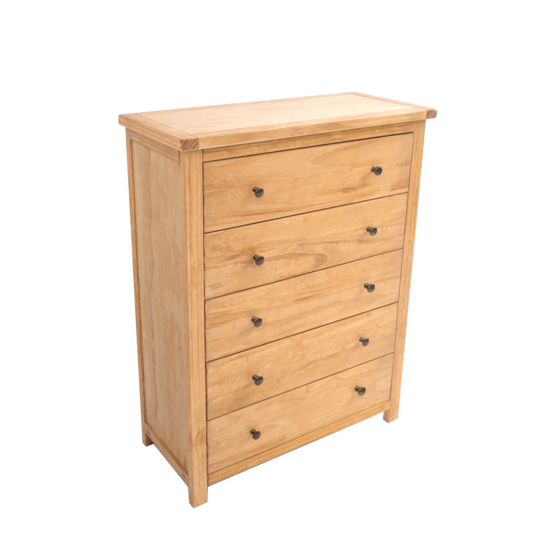 Auray 90cm W 5 - Drawer Chest of Drawers