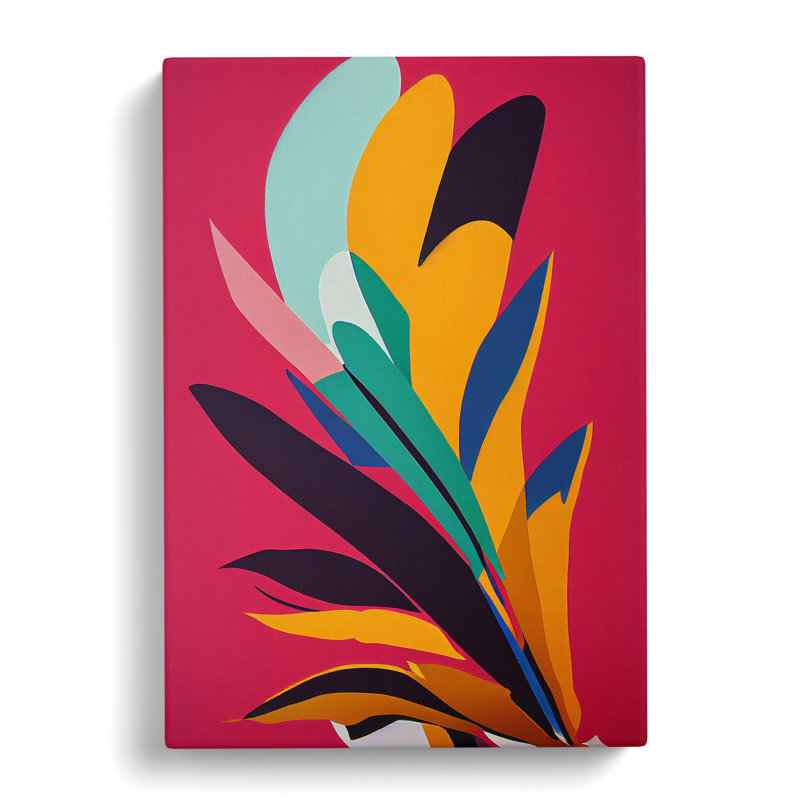 Feathers In Abstract No.3 - Wrapped Canvas, 50cm H x 35cm W x 3cm D