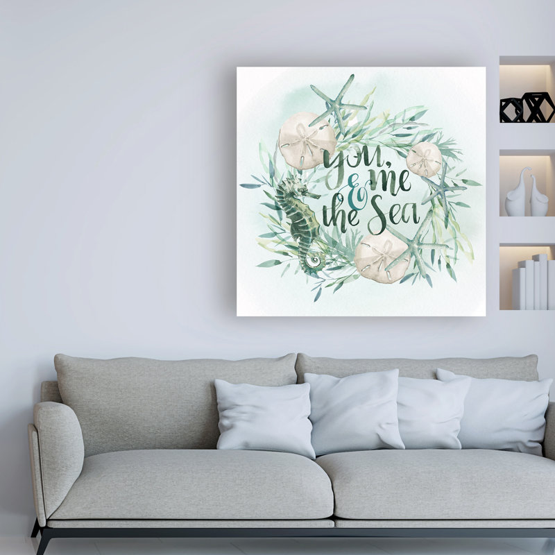 « drawing to the sea i », art textuel sur toile tendue, H 14 po x l 14 po x P 2 po