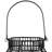 Large Geometric Iron Hurricane Candle Lantern - - Black-101097364