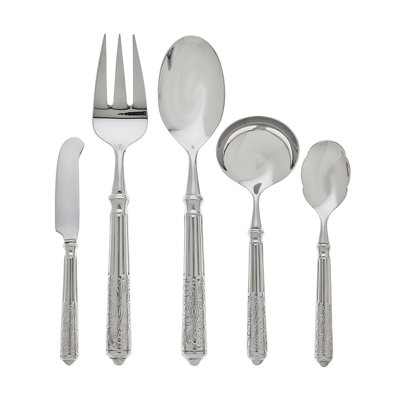 Amalfi 5 Piece Stainless Steel Hostess Set