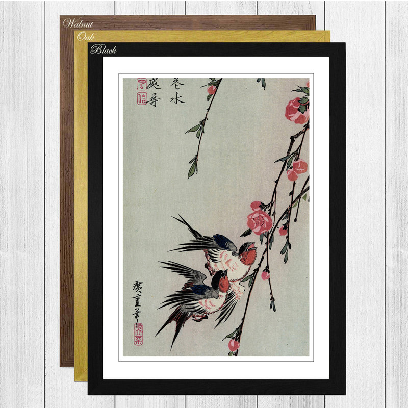 Single Picture Frame Painting, Walnut