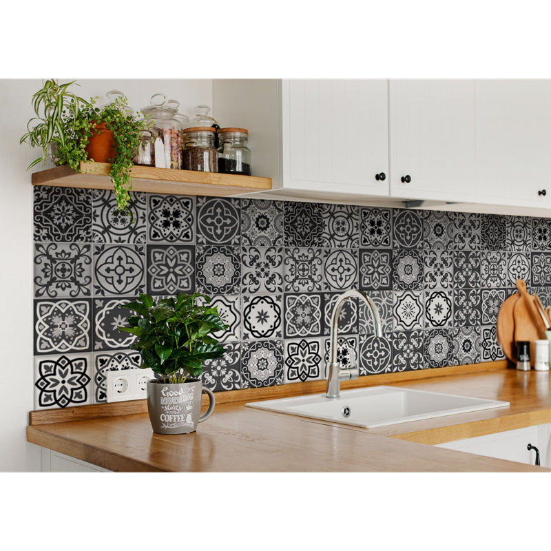 Adhésif décoratif à carreaux décoratifs