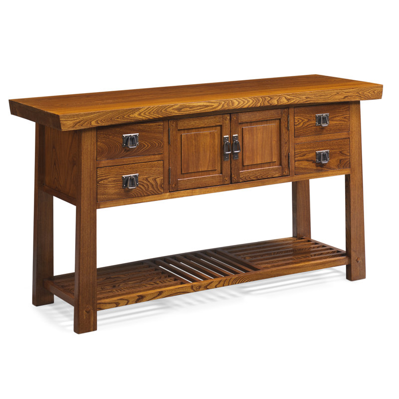 Bevans 152cm Solid Wood Console Table