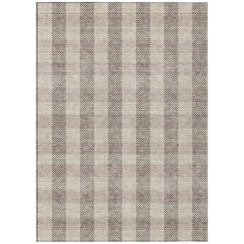 Tapis intérieur lavable beige 9 'X 12'