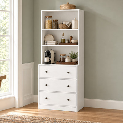  Garde-manger H 71 po x l 23,6 po Koutarou, blanc