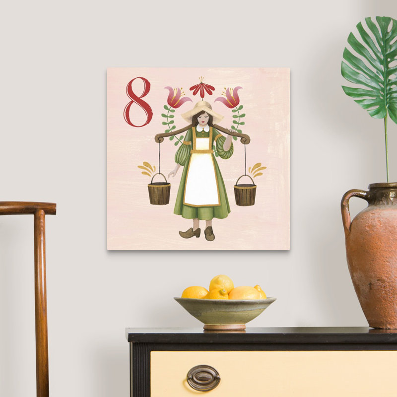 " Twelve Days VIII " by Grace Popp Painting Print, 30" H x 30" W x 1.25" D, Wrapped Canvas