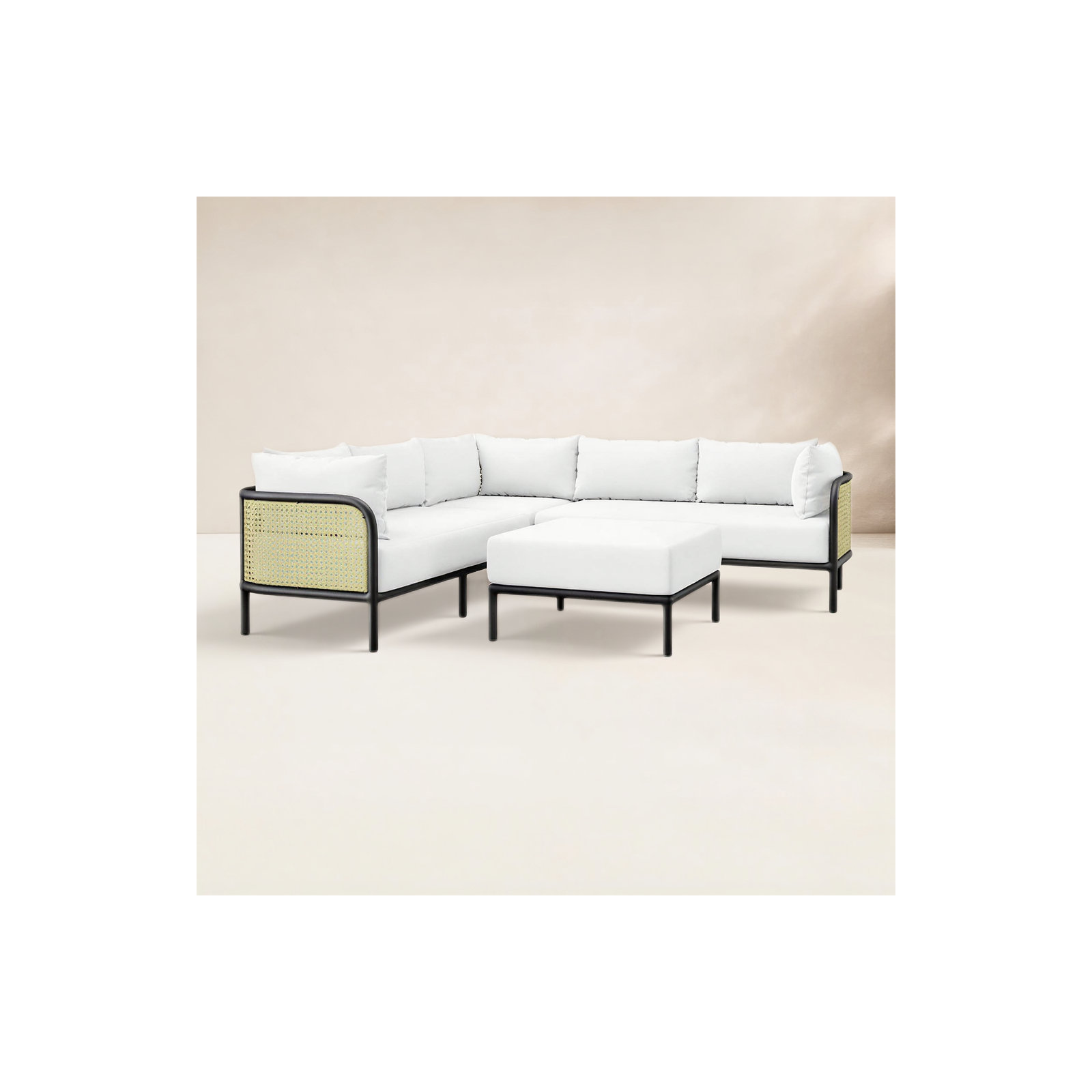 Modway Hanalei Outdoor Patio 4-Piece Sectional