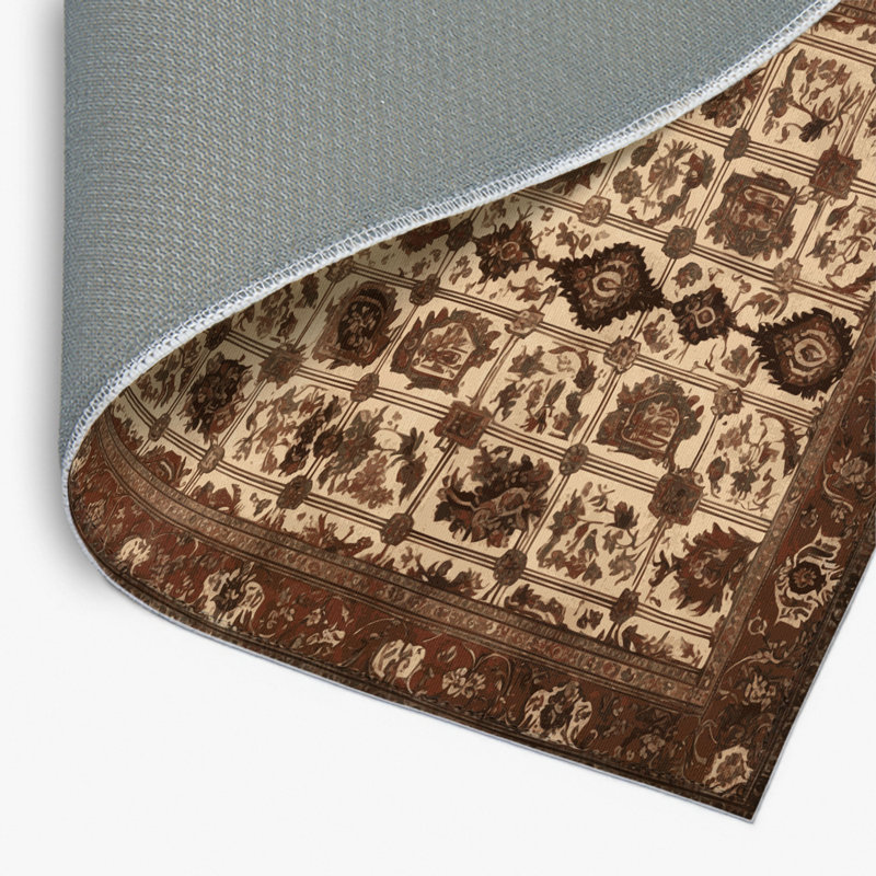Tapis d'intérieur et d'extérieur brun Persian, Rectangulaire 2 pi x 3 pi