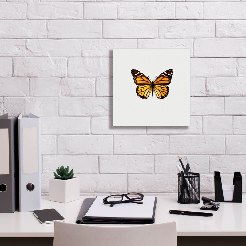 «Papillon jaune 1» par PhotoINC Studio, H 12 po x l 12 po x P 0,75 po