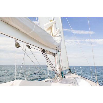 «Calm Seas Sail Sail Journey», reproduction d'art sur toile tendue