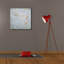 «Epic Graffiti», art abstrait sur toile bleue par Jodi Major, 26 po x 26 po-1373969032