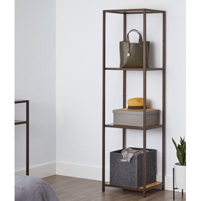 Étagère à 4 niveaux H 72 po x l 20 po x P 15 po
