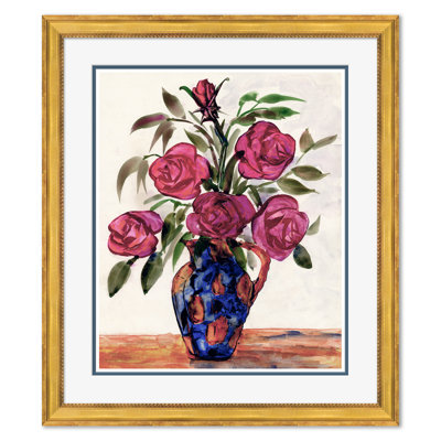Fab Floral Folly - peinture encadrée