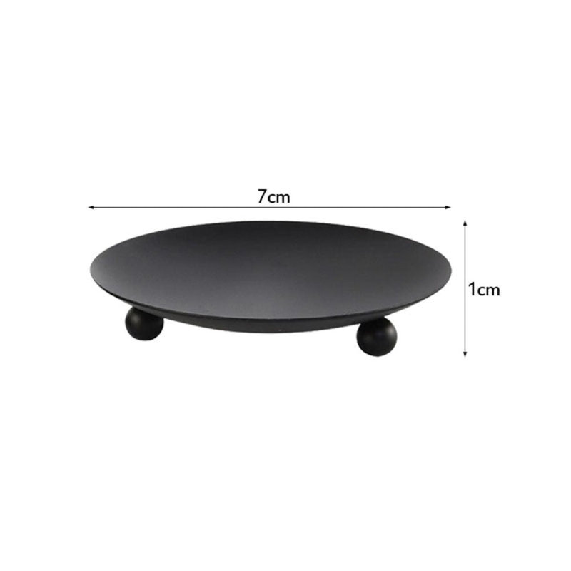 Metal Tealight Holder, 15" H x 8" W x 8" D, Black