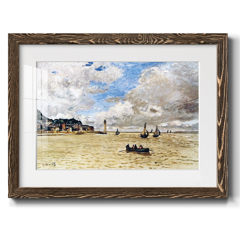 Phare de l'hospice, 1864, H 18 po x l 26 po x P 1,5 po, Noyer