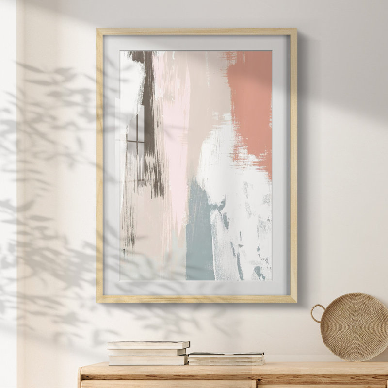 Sandstone Peel IV - impression encadrée, H 28,5 po x l 20,5 po, Naturel