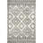 Spurling Moroccan Shag Power Loom Performance Cream/Charcoal Gray Rug-1212302411